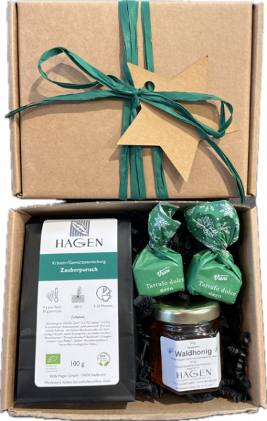 Teepäckchen Weihnachten Natur