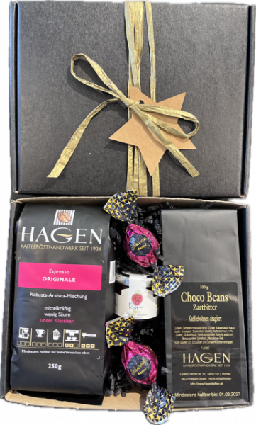 Espressopaket Weihnachten Schwarz